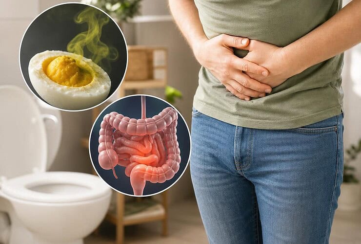 roter l'oeuf pourri et diarrhée gastro
